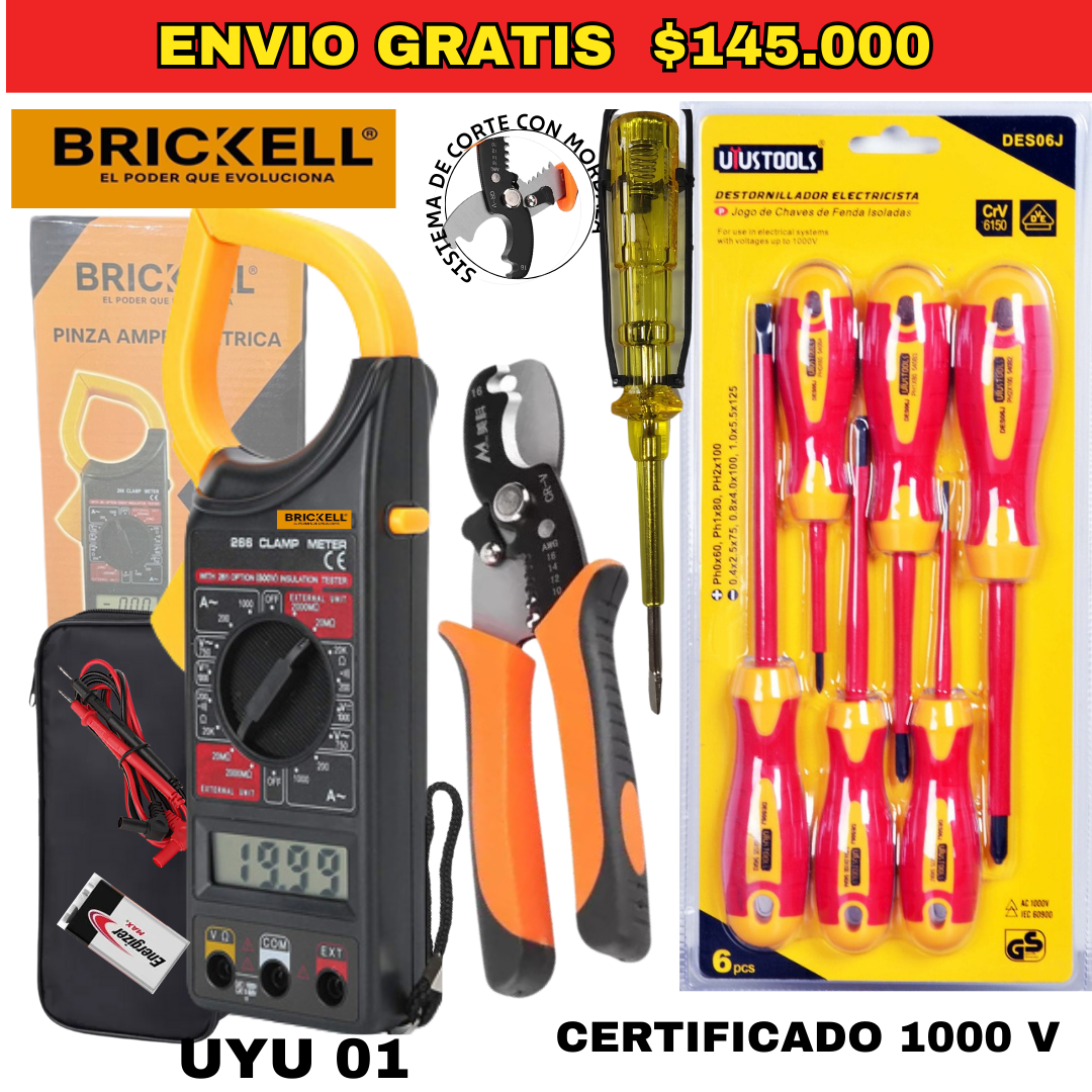Combo Herramientas UYU01-Envió Gratis