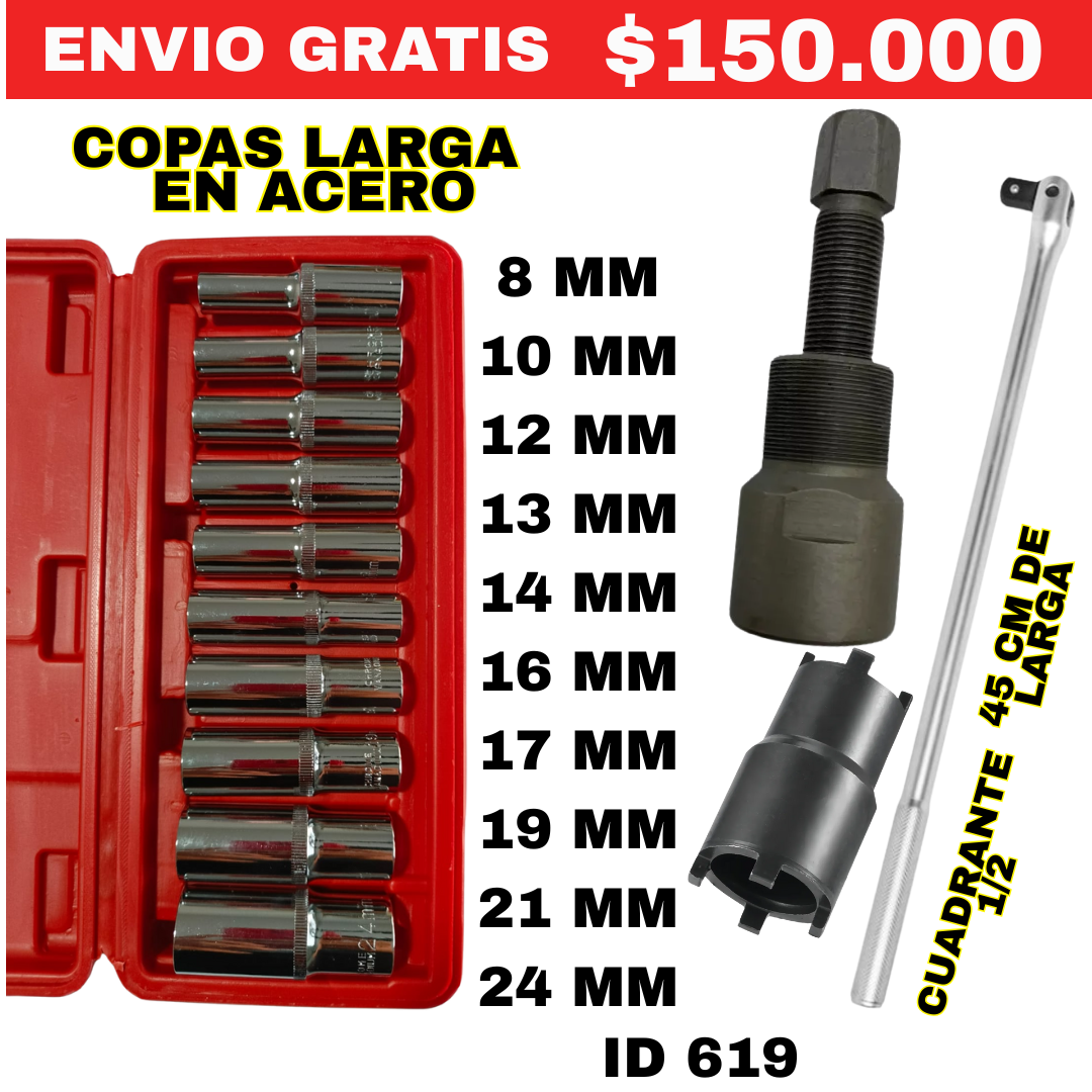Combo de Herramientas ID 619 ENVIO GRATIS