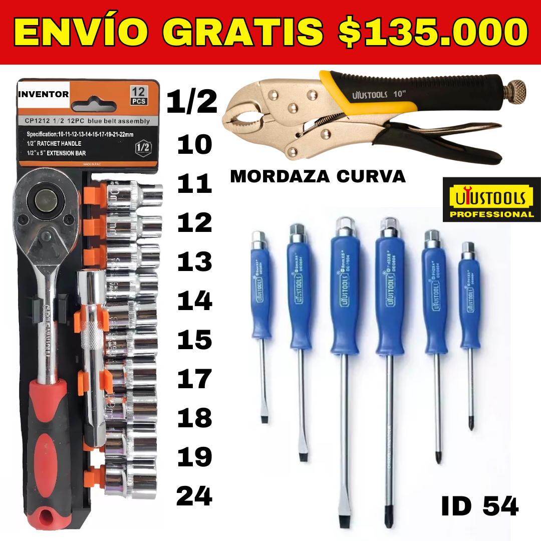 Combo Herramientas # 54 ENVIO GRATIS