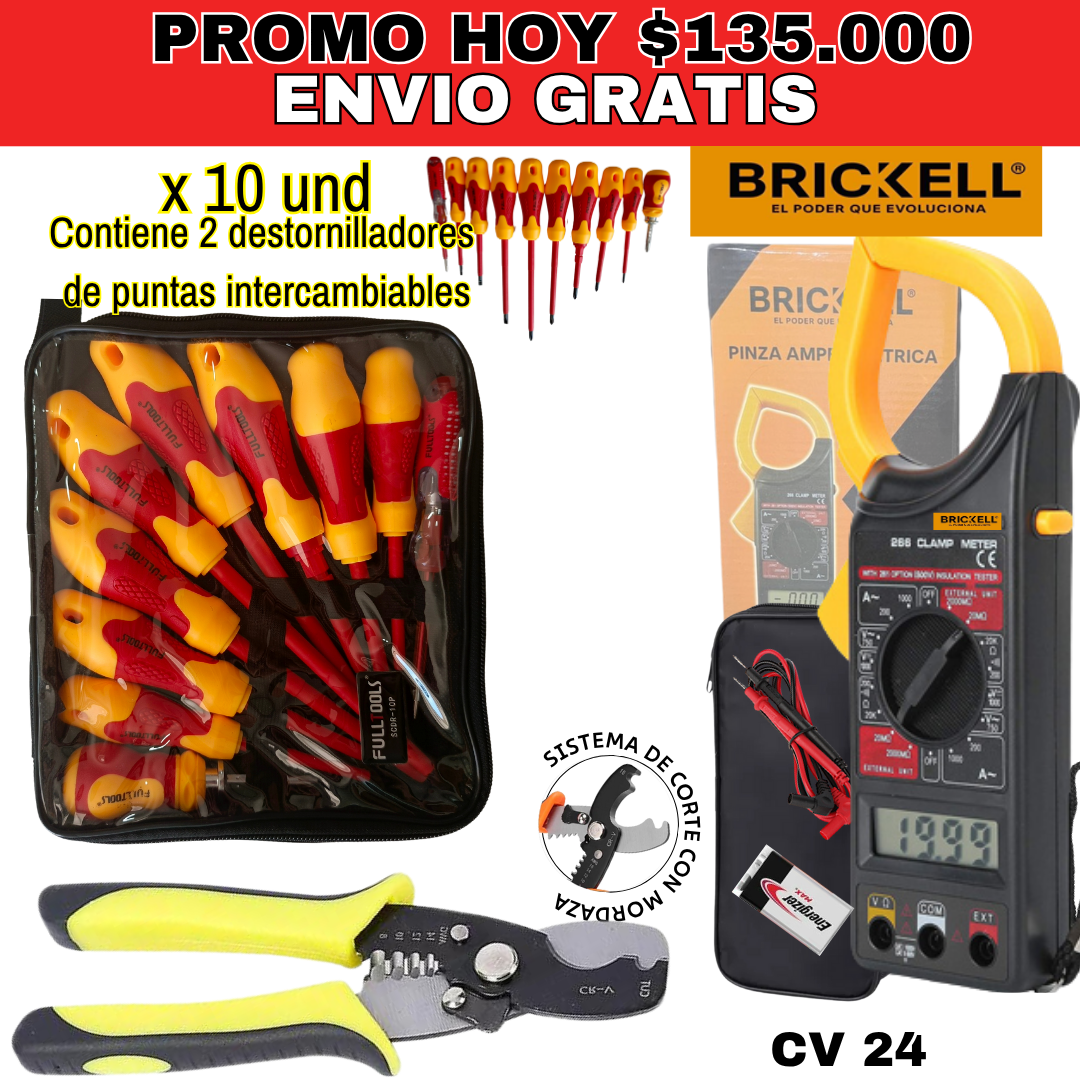 Combo Herramientas CV24-Envió Gratis