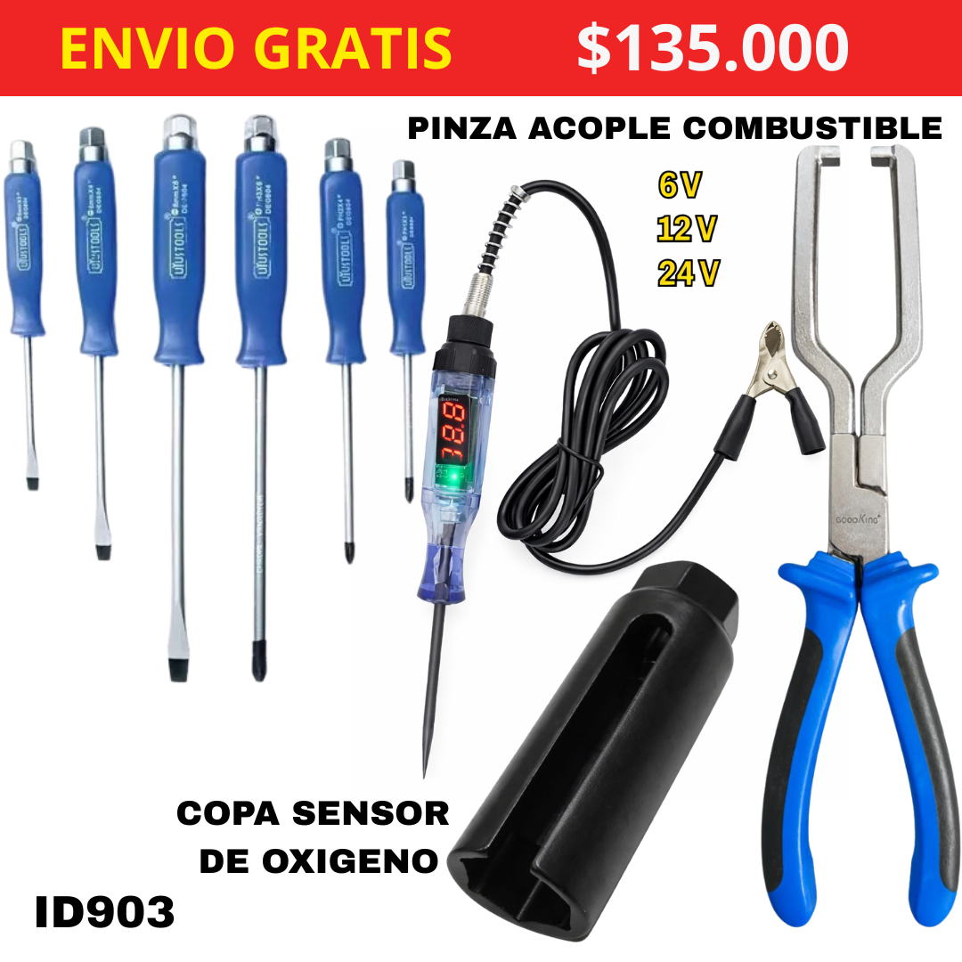 Combo de Herramientas ID 903 ENVIO GRATIS