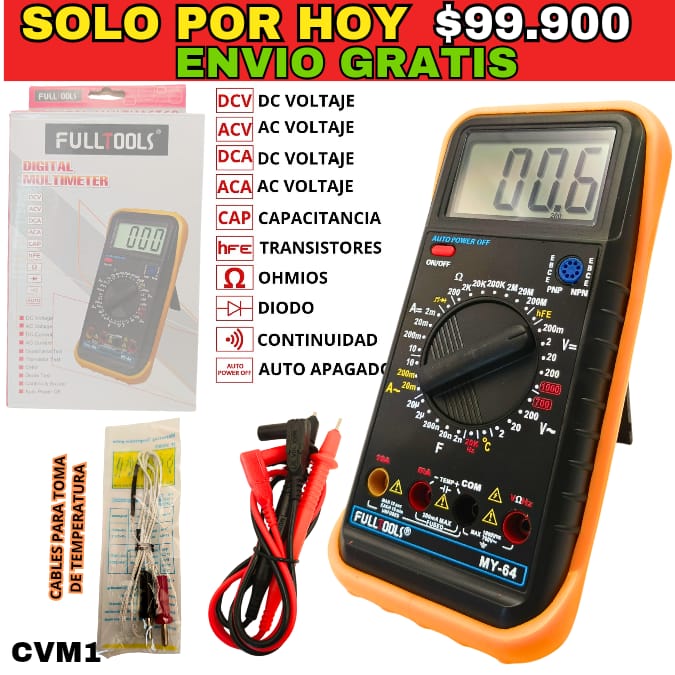 Multímetro Digital MY64 ENVIO GRATIS