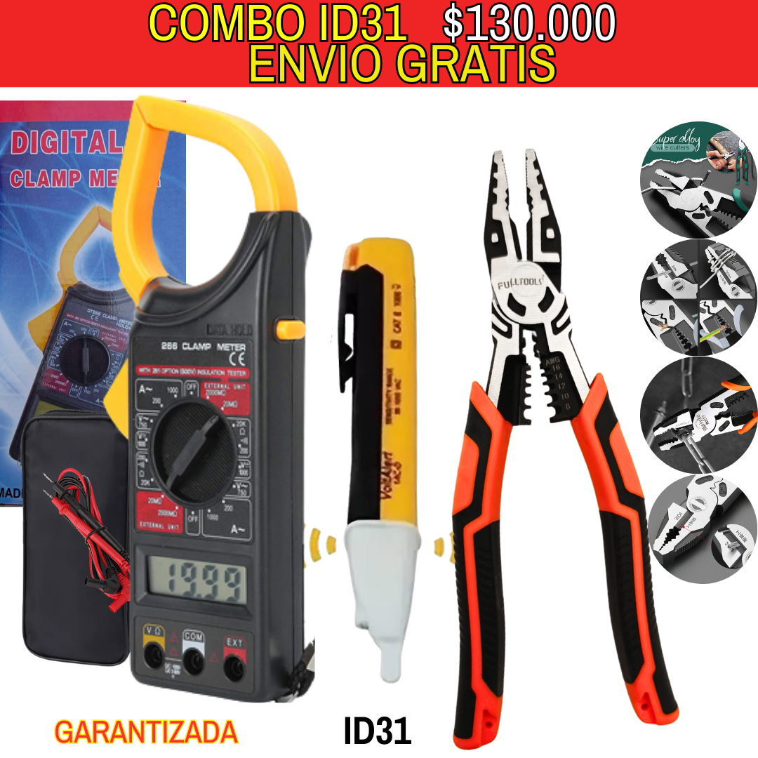 Combo de herramientas ID31 ENVIO GRATIS