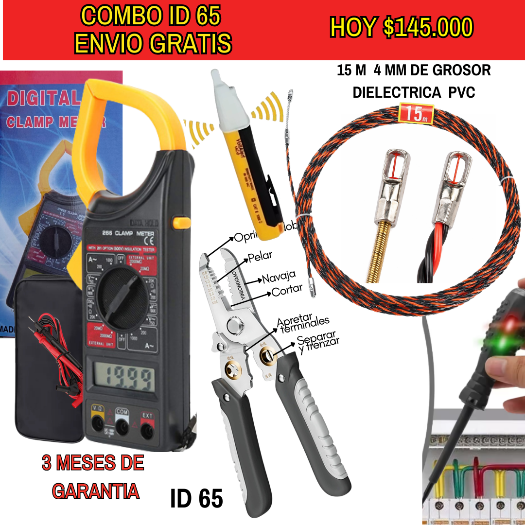 Combo de herramientas ID65 -Envió Gratis