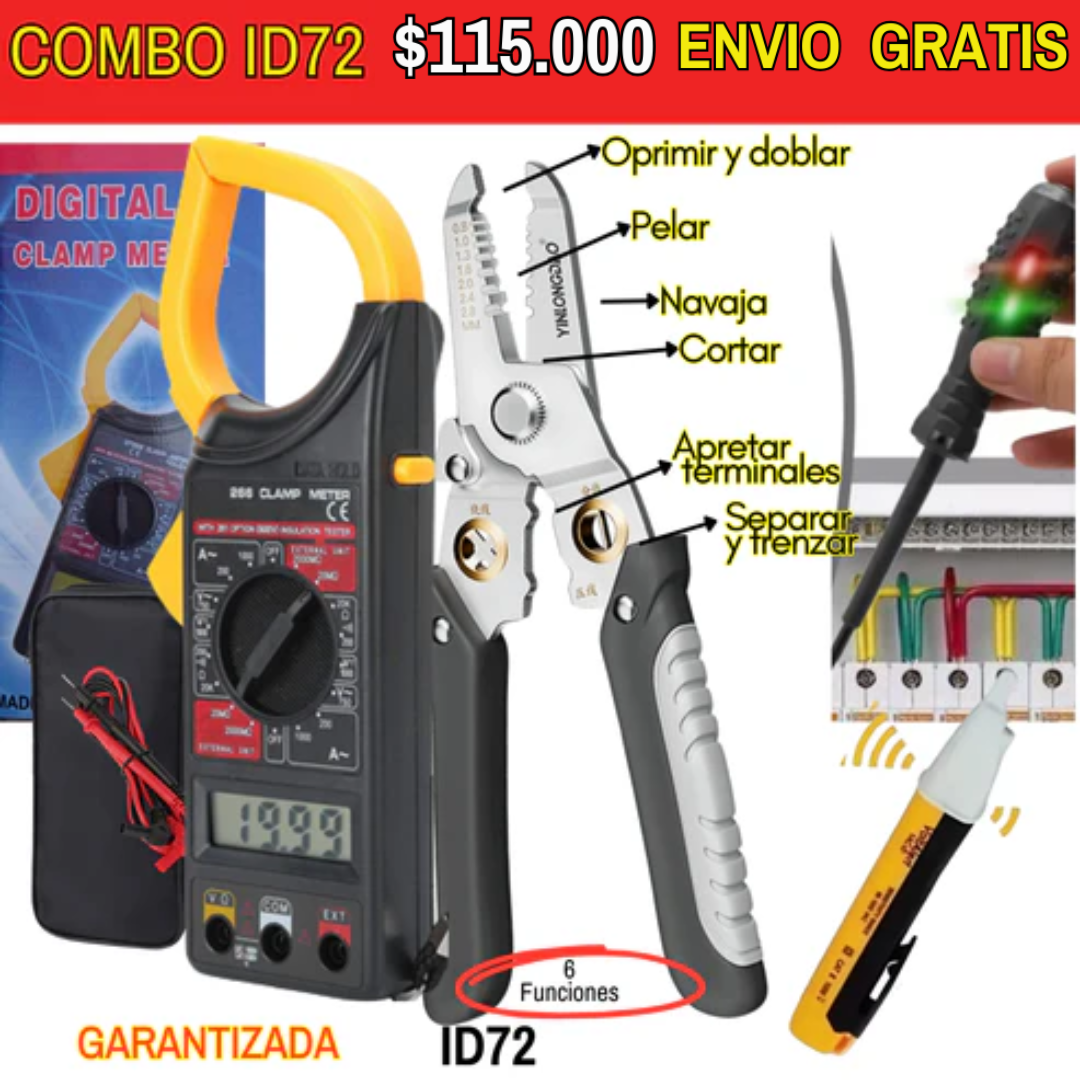 Combo de herramientas ID72 -Envió Gratis