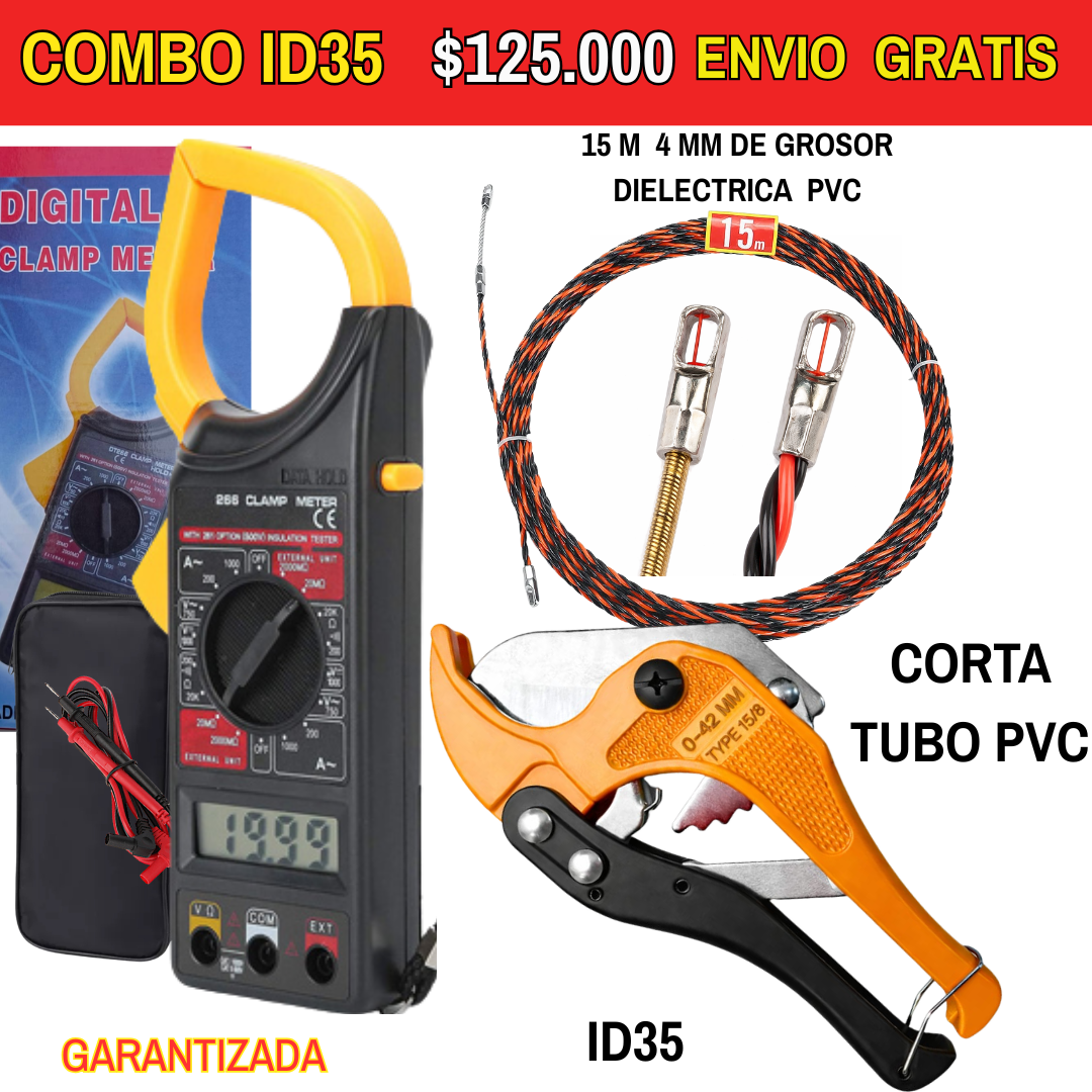 Combo de herramientas ID35 -Envió Gratis