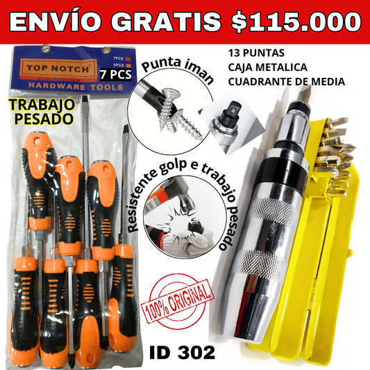 Combo Herramientas # 302 -Envió Gratis