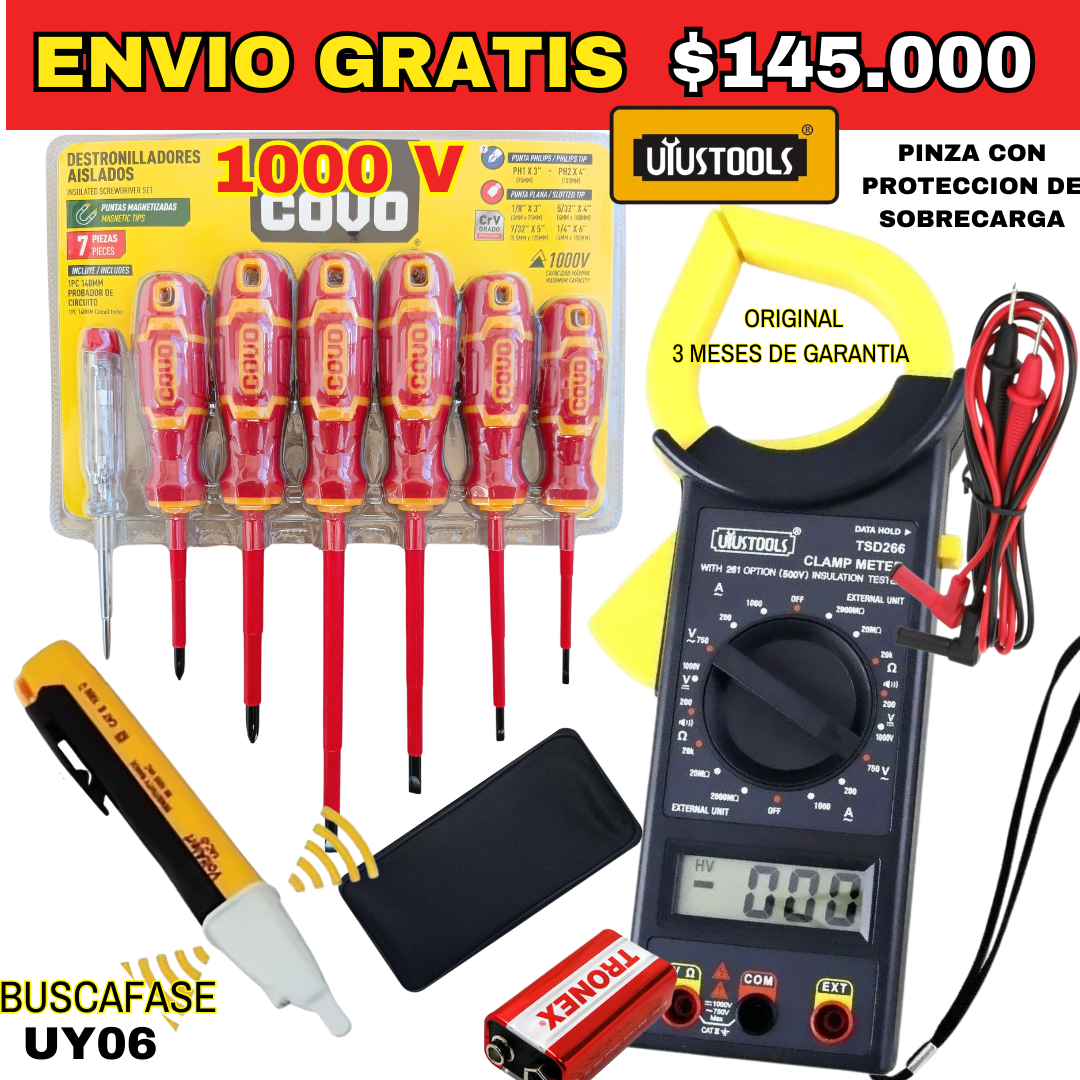 Combo Herramientas # UY06 -Envió Gratis