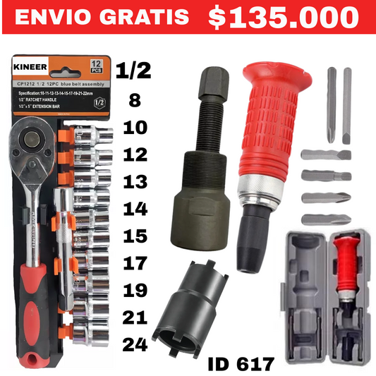 Combo de Herramientas ID 617 ENVIO GRATIS