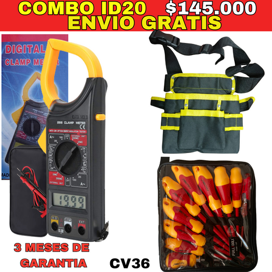 Combo de herramientas ID36 - ENVIO GRATIS