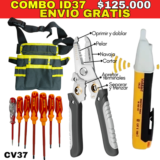 Combo de herramientas ID37 - ENVIO GRATIS