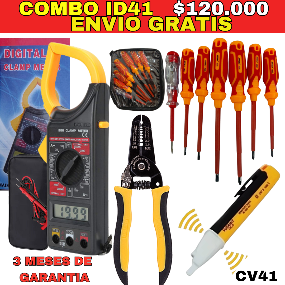 Combo de herramientas ID41 - ENVIO GRATIS