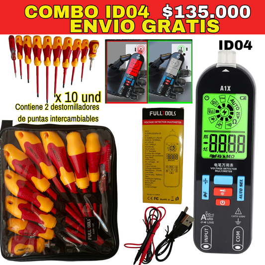 Combo de herramientas ID04 -Envió Gratis