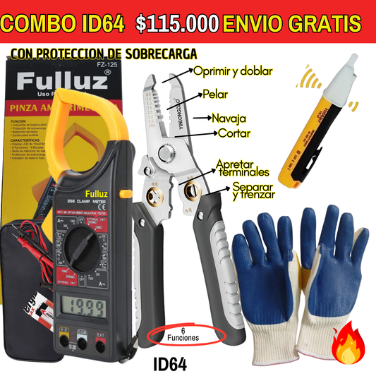 Combo de herramientas ID64- Envió Gratis