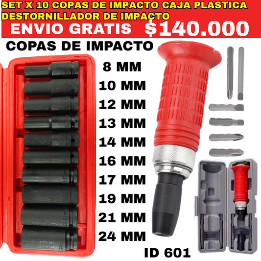 Combo Herramientas ID 601  -ENVIO GRATIS