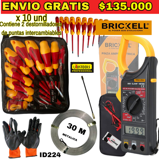 Combo de herramientas ID224 - ENVIO GRATIS