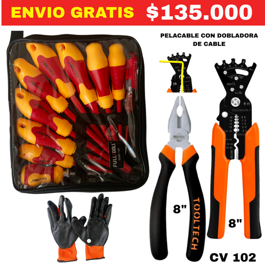 Combo de herramientas ID102 - ENVIO GRATIS