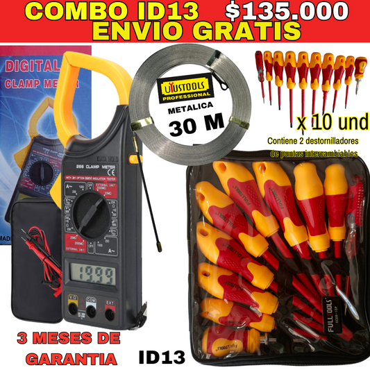 Combo de herramientas ID13 - ENVIO GRATIS