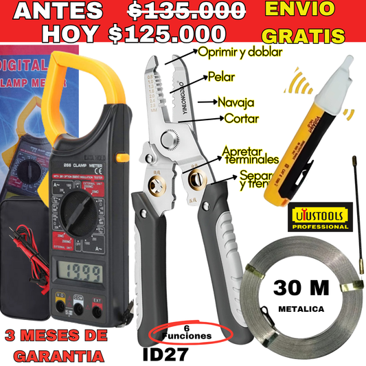 Combo de herramientas ID27 - ENVIO GRATIS