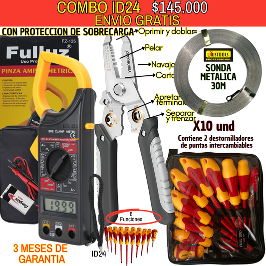 Combo Herramientas ID24-Envió Gratis