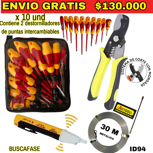 Combo Herramientas ID94-ENVIO GRATIS