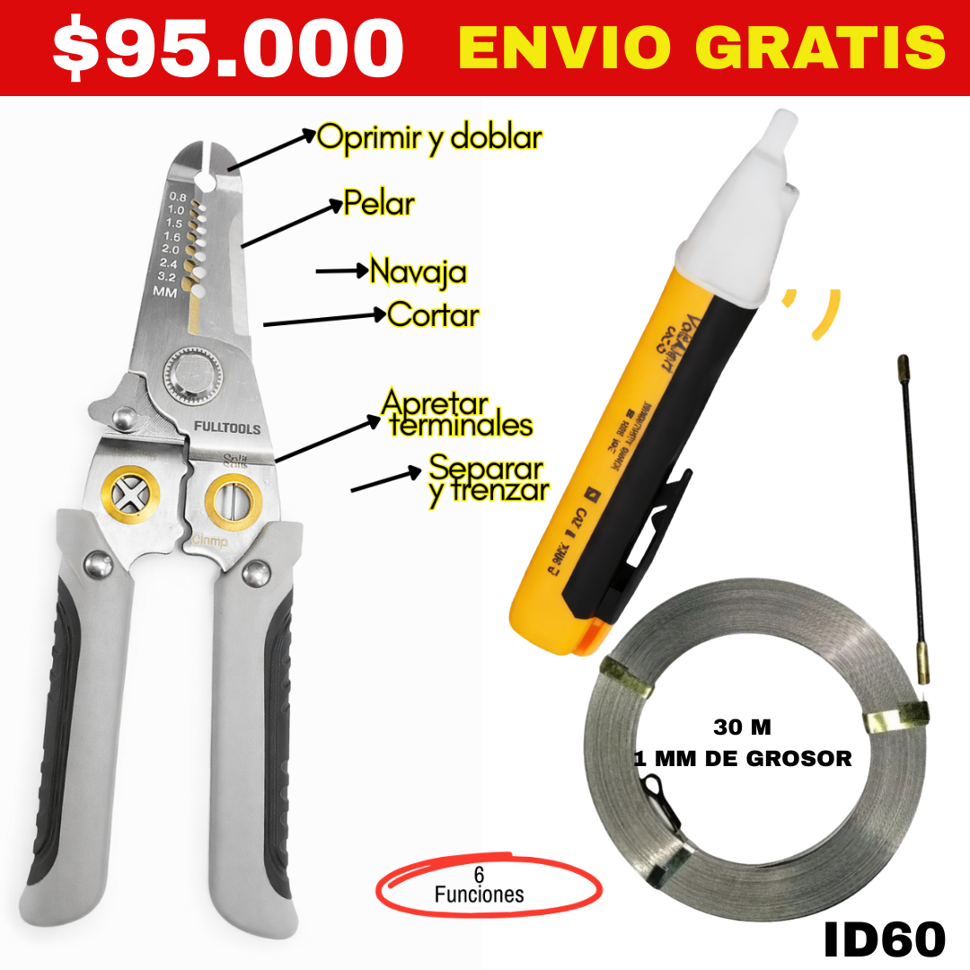 Combo de Herramientas ID60 ENVIO GRATIS