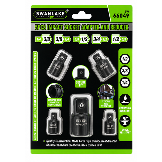 Juego de 5 Adaptadores y Reductores de Impacto SWANLAKE – SW66049