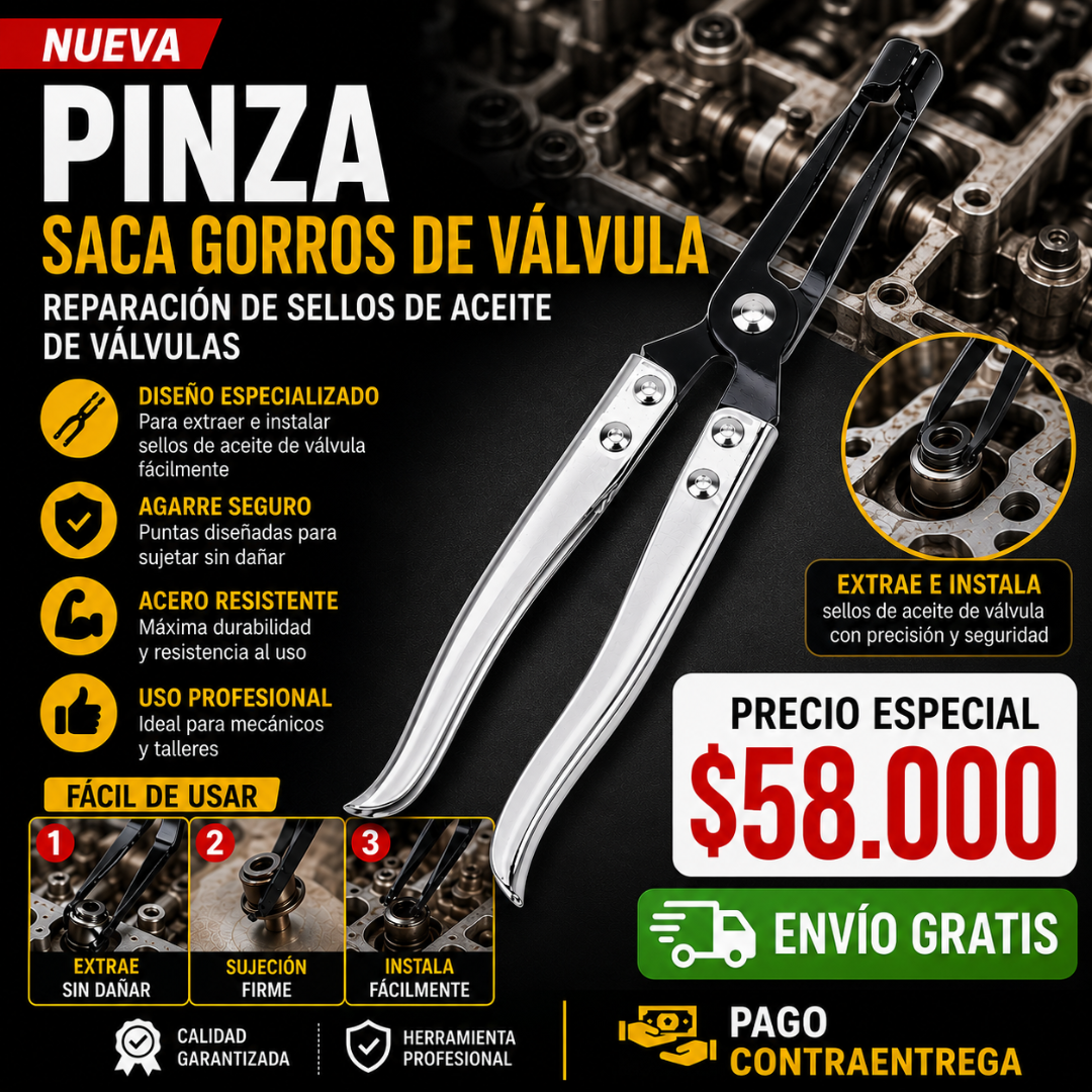 Pinza Saca Gorros de Válvula  ENVIO GRATIS