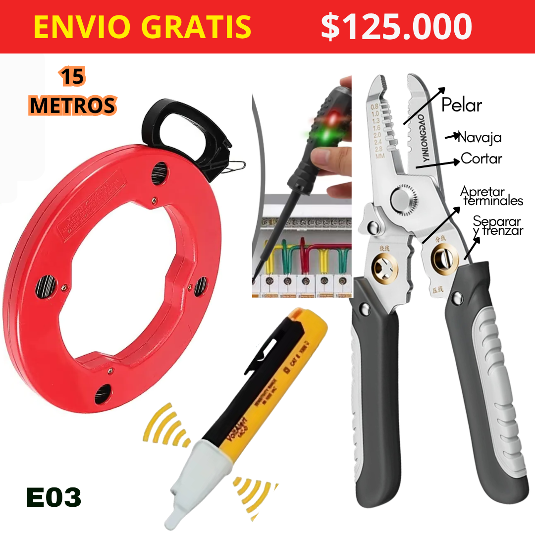 Combo de herramientas E03- ENVIO GRATIS