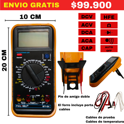 Multímetro Digital  MY64 ENVIO GRATIS