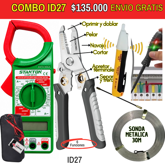 Combo de herramientas ID27 - ENVIO GRATIS