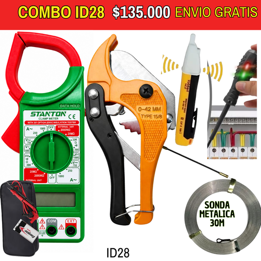 Combo de herramientas ID28 - ENVIO GRATIS