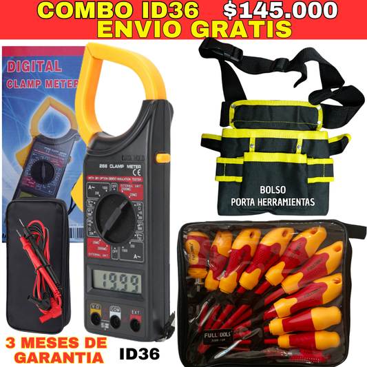 Combo de herramientas ID36 - ENVIO GRATIS