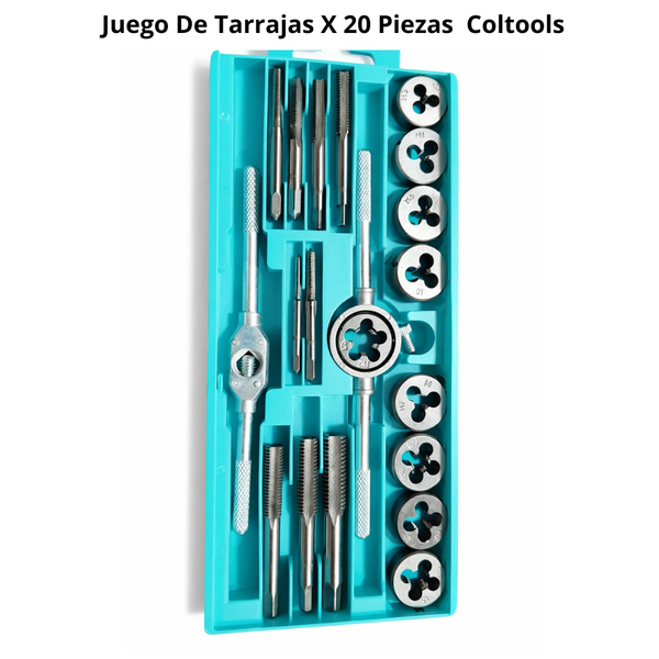 Juego De Tarrajas X 20 Piezas Coltools