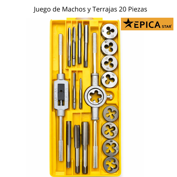 Juego De Tarrajas X 20 Piezas Epica Coltools