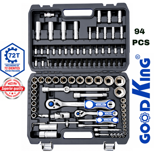 Juego de Ratchet Good King Herramientas x 94 Piezas Para Trabajo Pesado Coltools