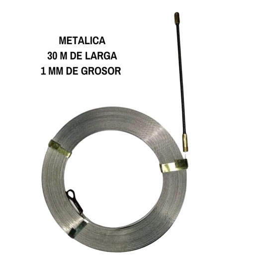 Sonda Pasacables De 30 Metros 1 Mm De Grosor