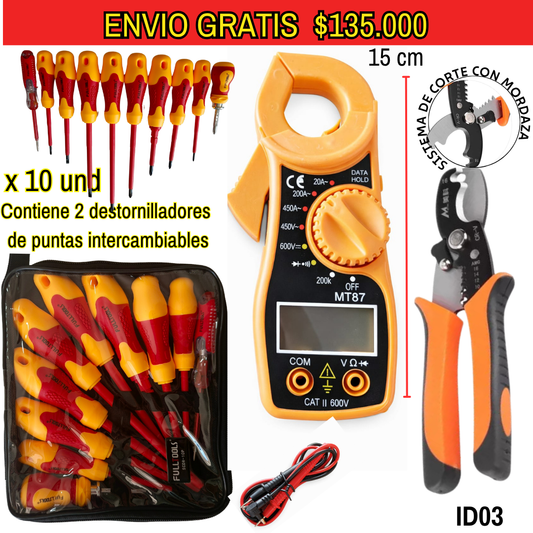 Combo de herramientas ID03 -Envió Gratis