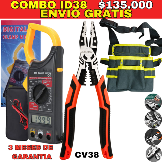 Combo de herramientas ID38 - ENVIO GRATIS