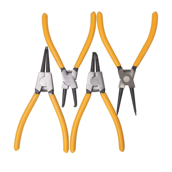 Juego De Pinzas Saca Pines O Chavetera 7 Pulgadas X 4 Piezas Coltools