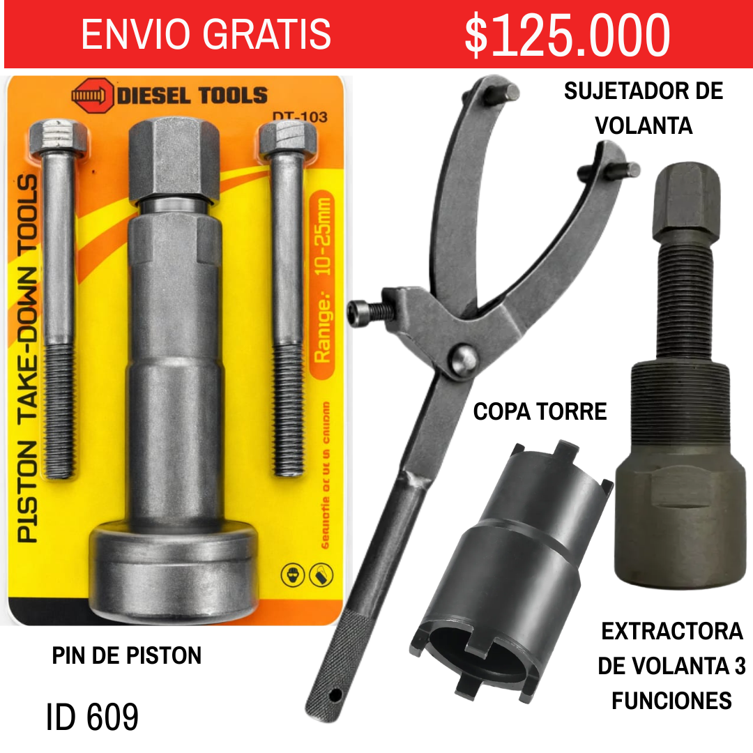 Combo de Herramientas ID 609 Envio Gratis