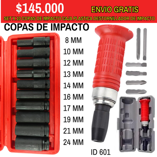 Combo Herramientas ID 601  -ENVIO GRATIS