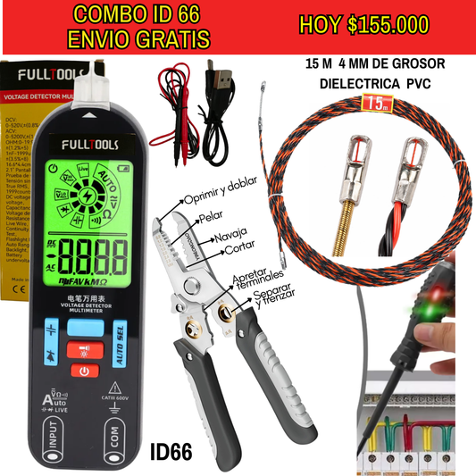 Combo de herramientas ID66 -Envió Gratis