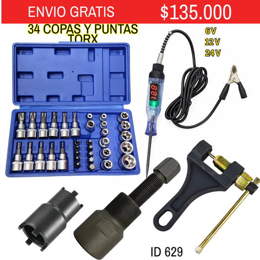 Combo de Herramientas ID 629 Envio Gratis