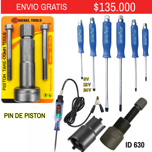 Combo de Herramientas ID 630 Envio Gratis
