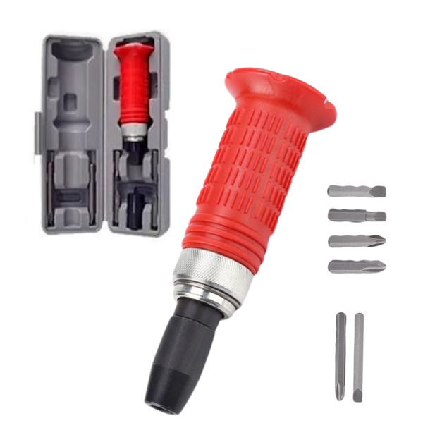 Destornillador De Impacto Con Mango Antideslizante X8 Piezas Coltools